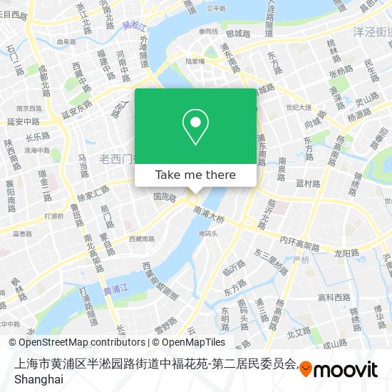上海市黄浦区半淞园路街道中福花苑-第二居民委员会 map