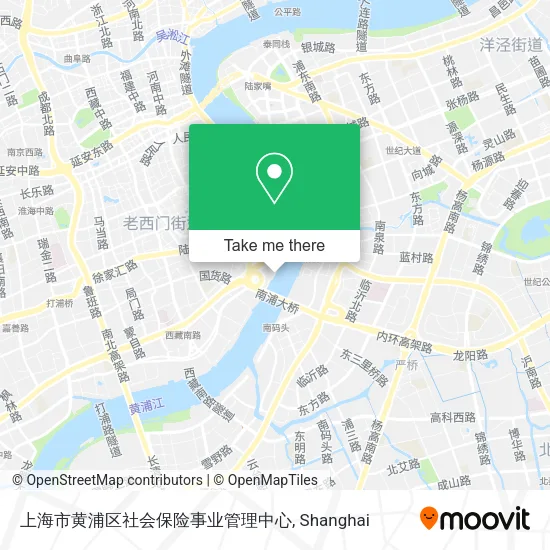 上海市黄浦区社会保险事业管理中心 map