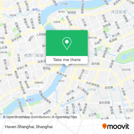 Haven Shanghai map