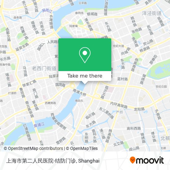 上海市第二人民医院-结防门诊 map