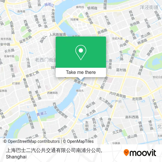 上海巴士二汽公共交通有限公司南浦分公司 map
