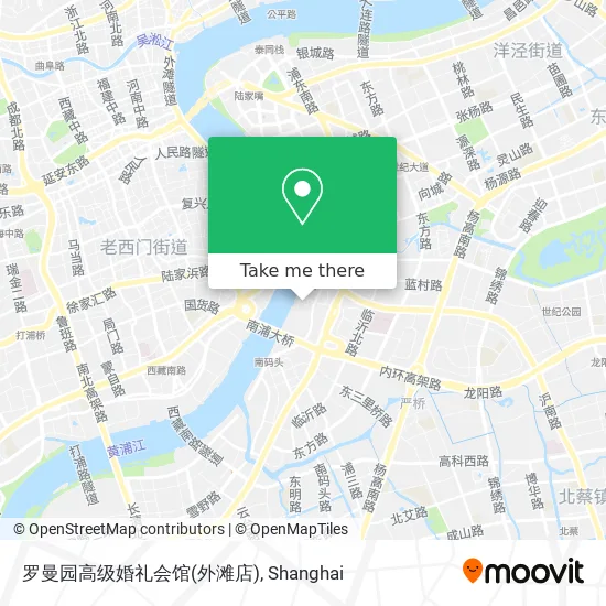 罗曼园高级婚礼会馆(外滩店) map