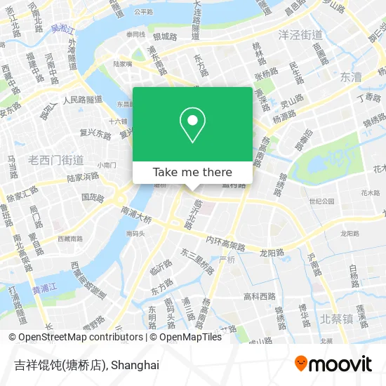 吉祥馄饨(塘桥店) map
