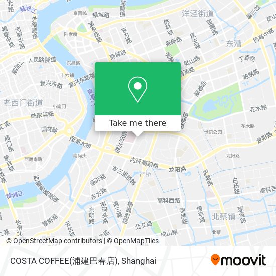 COSTA COFFEE(浦建巴春店) map