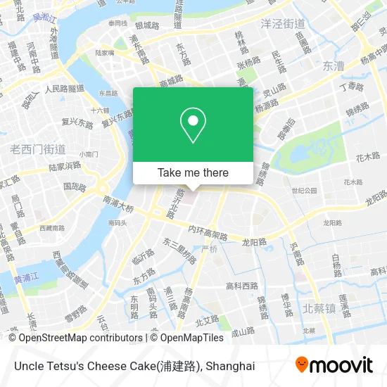 Uncle Tetsu's Cheese Cake(浦建路) map