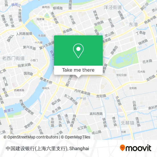 中国建设银行(上海六里支行) map