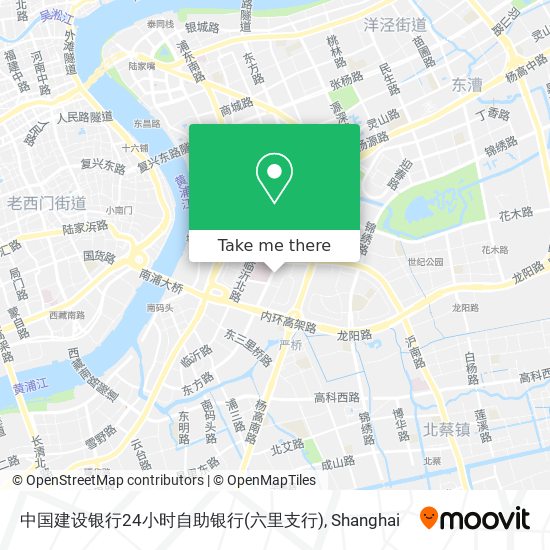 中国建设银行24小时自助银行(六里支行) map
