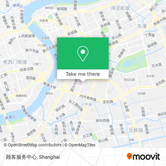 顾客服务中心 map