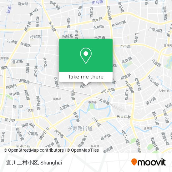 宜川二村小区 map