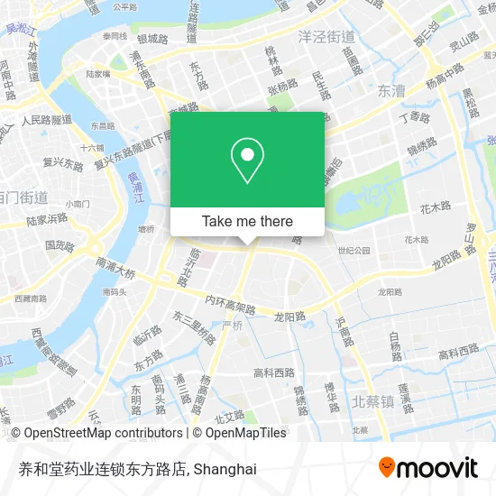 养和堂药业连锁东方路店 map