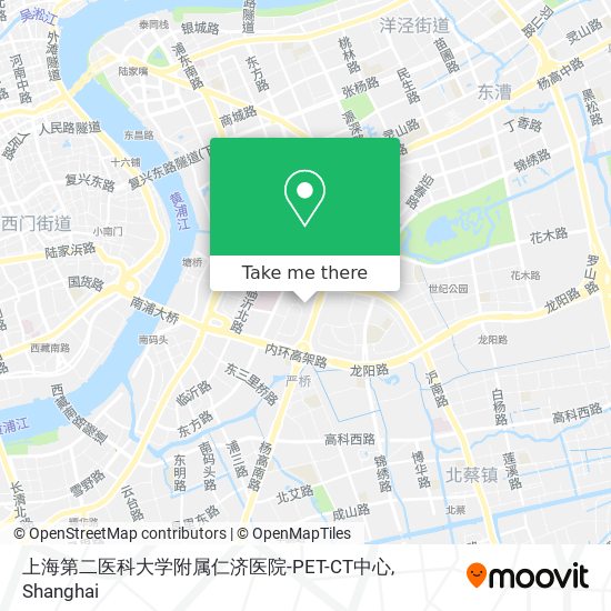 上海第二医科大学附属仁济医院-PET-CT中心 map
