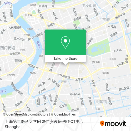 上海第二医科大学附属仁济医院-PET-CT中心 map
