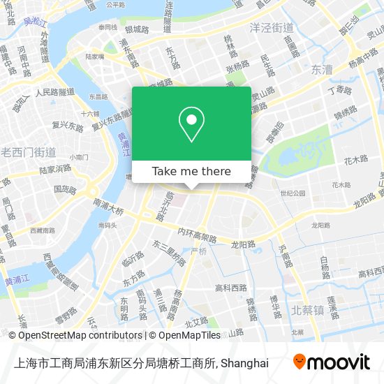 上海市工商局浦东新区分局塘桥工商所 map