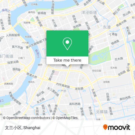 文兰小区 map