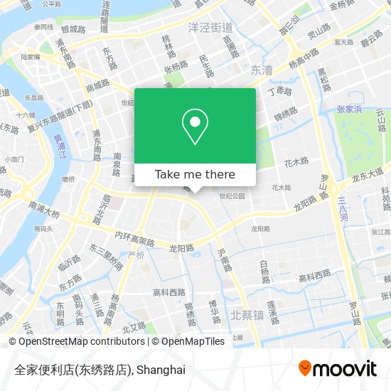 全家便利店(东绣路店) map