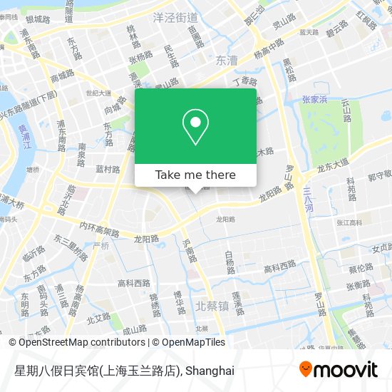 星期八假日宾馆(上海玉兰路店) map