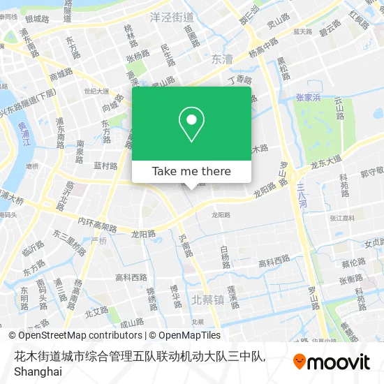 花木街道城市综合管理五队联动机动大队三中队 map