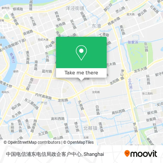 中国电信浦东电信局政企客户中心 map