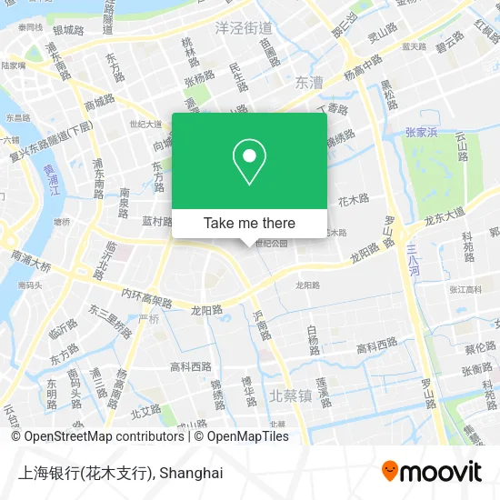 上海银行(花木支行) map