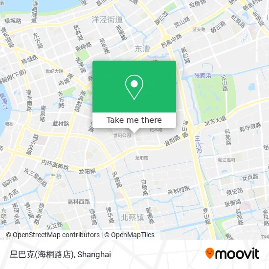 星巴克(海桐路店) map