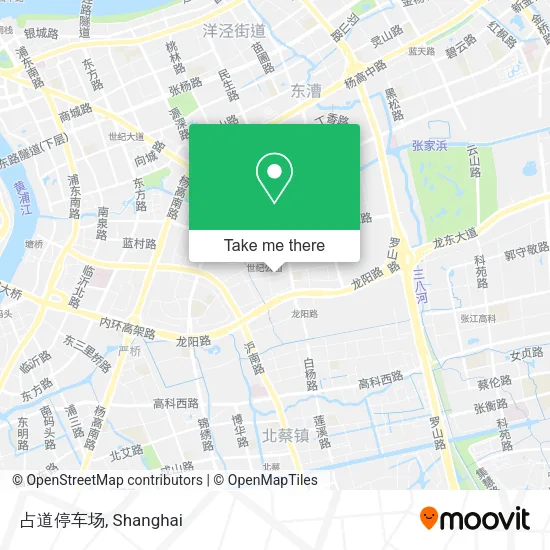 占道停车场 map