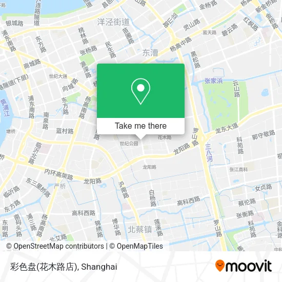 彩色盘(花木路店) map