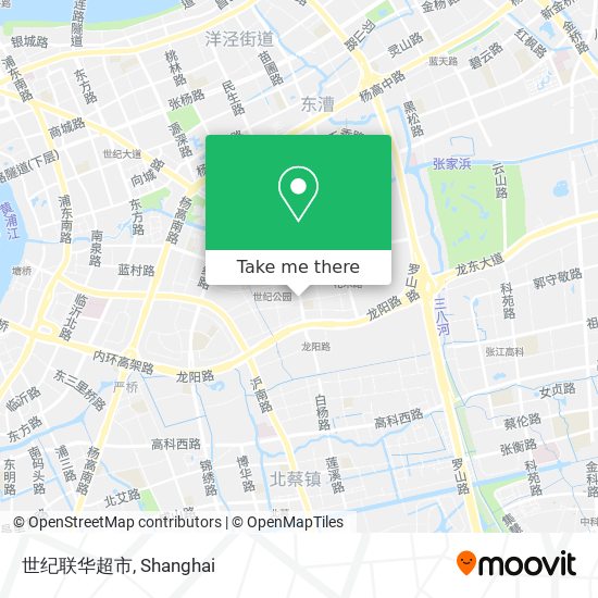 世纪联华超市 map