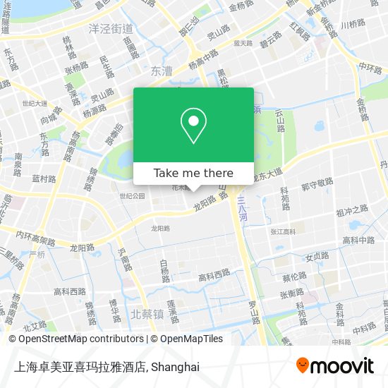 上海卓美亚喜玛拉雅酒店 map