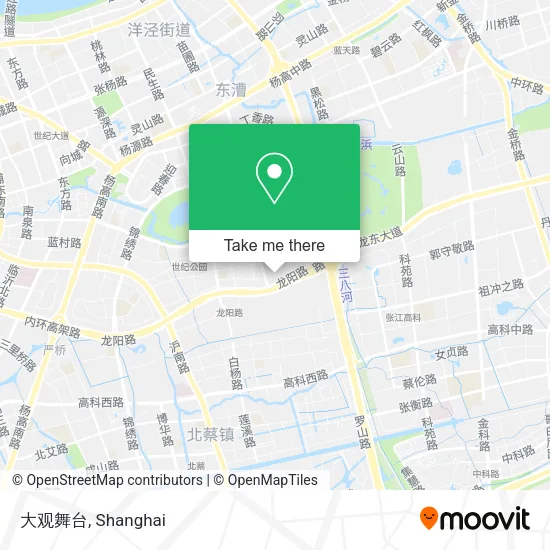 大观舞台 map