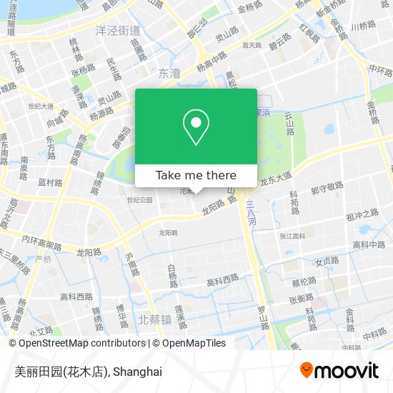 美丽田园(花木店) map