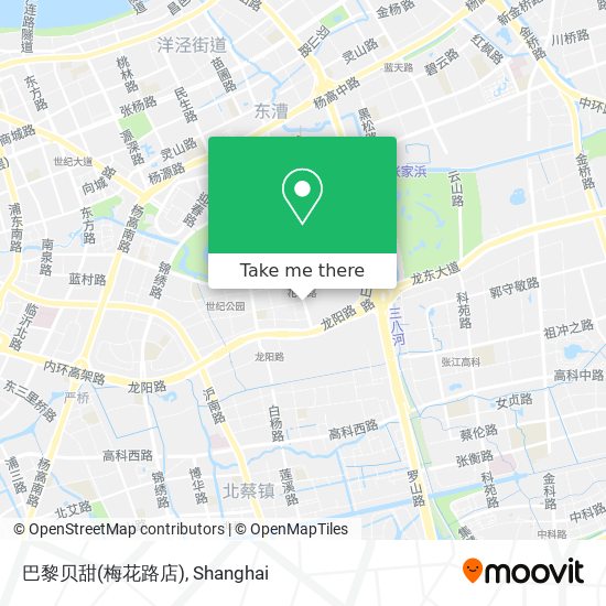 巴黎贝甜(梅花路店) map