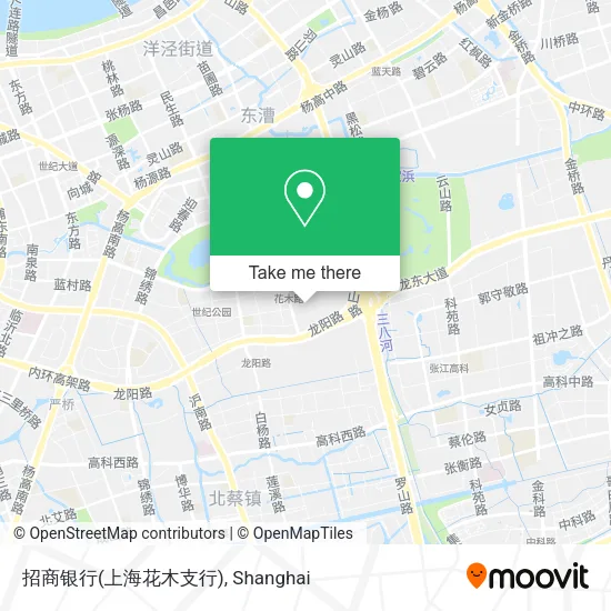 招商银行(上海花木支行) map