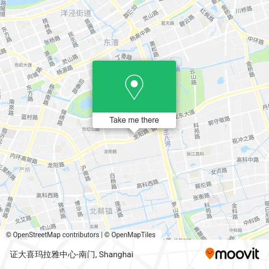 证大喜玛拉雅中心-南门 map