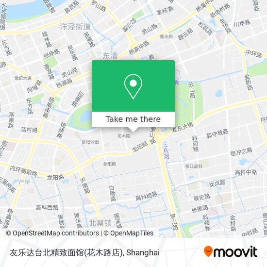 友乐达台北精致面馆(花木路店) map