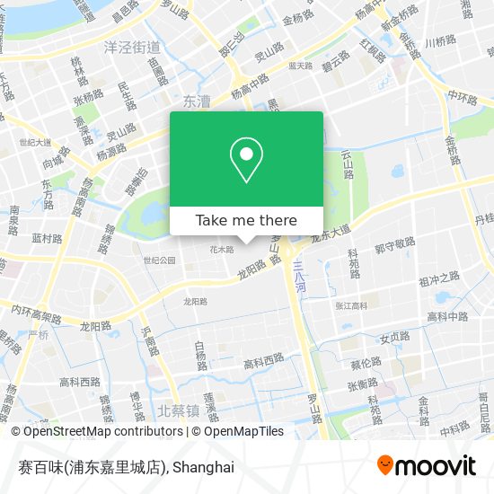 赛百味(浦东嘉里城店) map