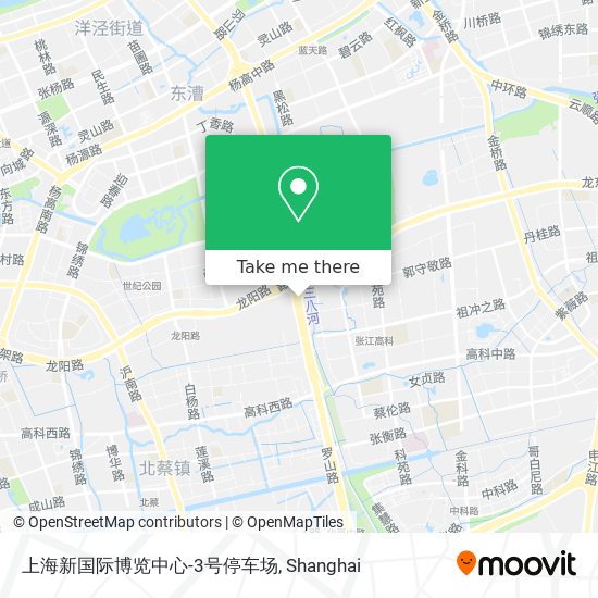 上海新国际博览中心-3号停车场 map
