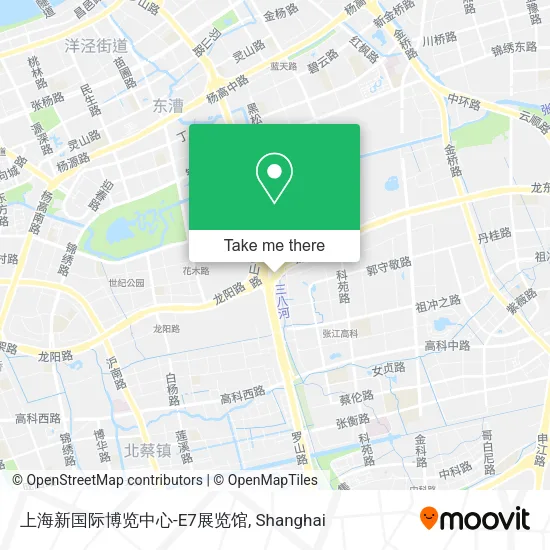 上海新国际博览中心-E7展览馆 map