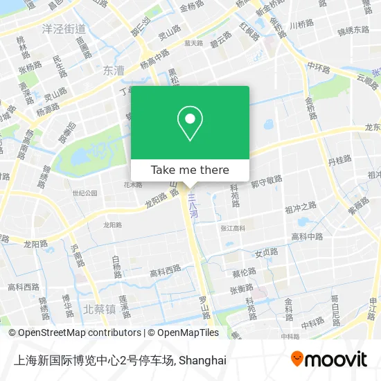 上海新国际博览中心2号停车场 map