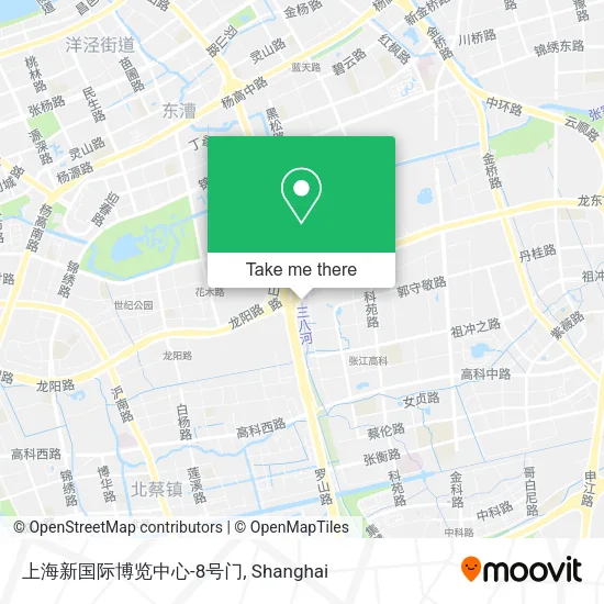 上海新国际博览中心-8号门 map