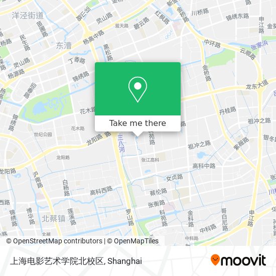 上海电影艺术学院北校区 map