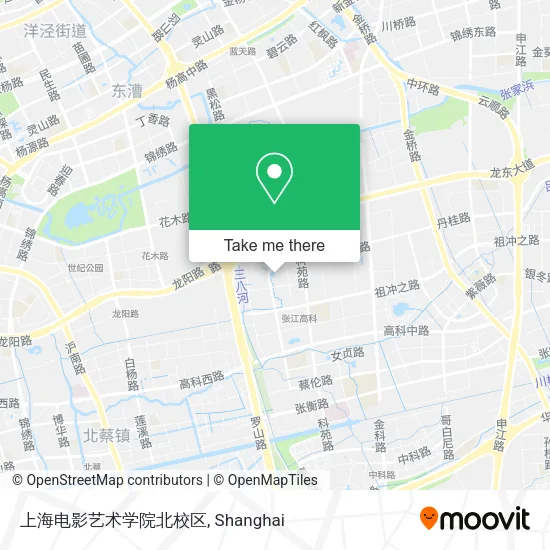 上海电影艺术学院北校区 map