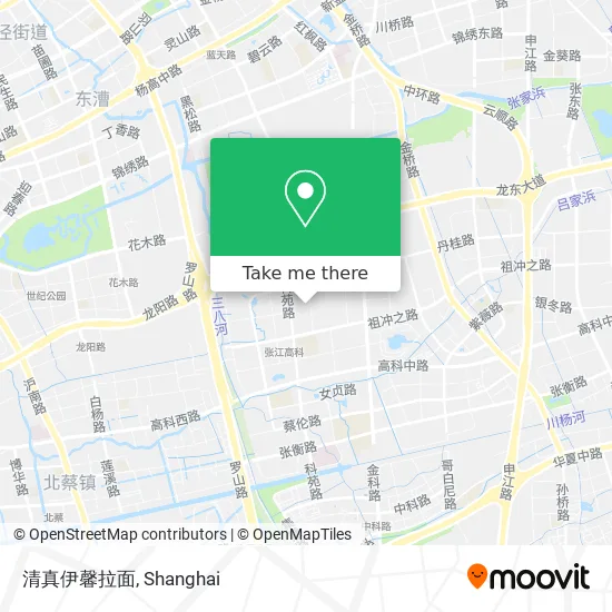 清真伊馨拉面 map