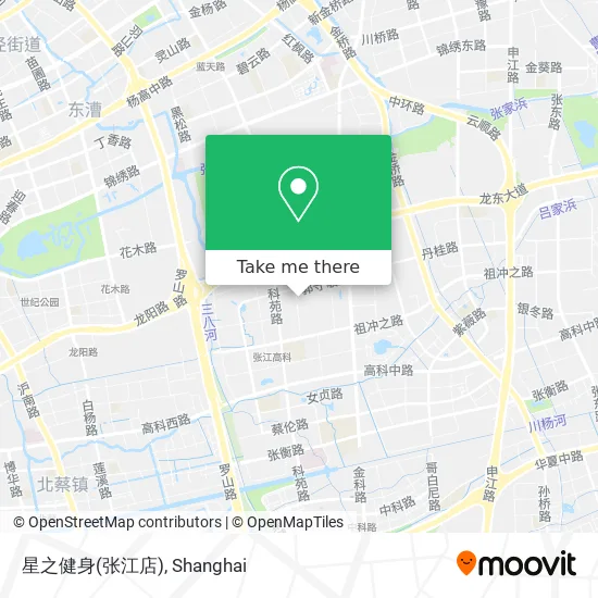 星之健身(张江店) map