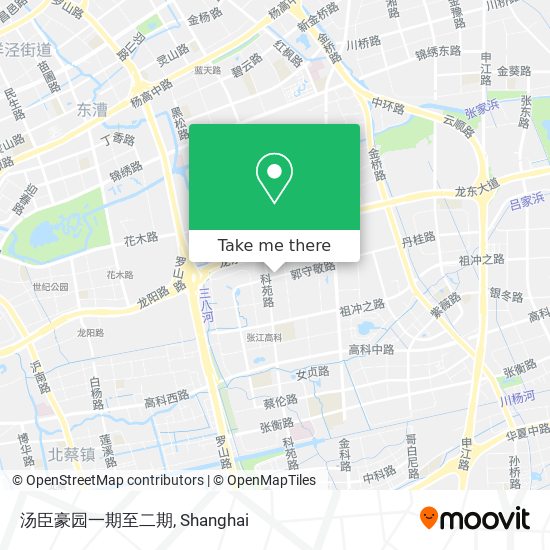 汤臣豪园一期至二期 map