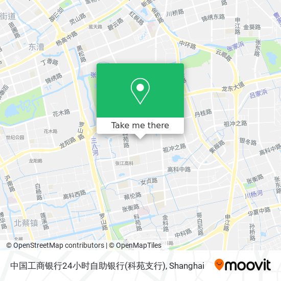 中国工商银行24小时自助银行(科苑支行) map