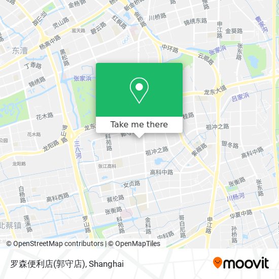 罗森便利店(郭守店) map