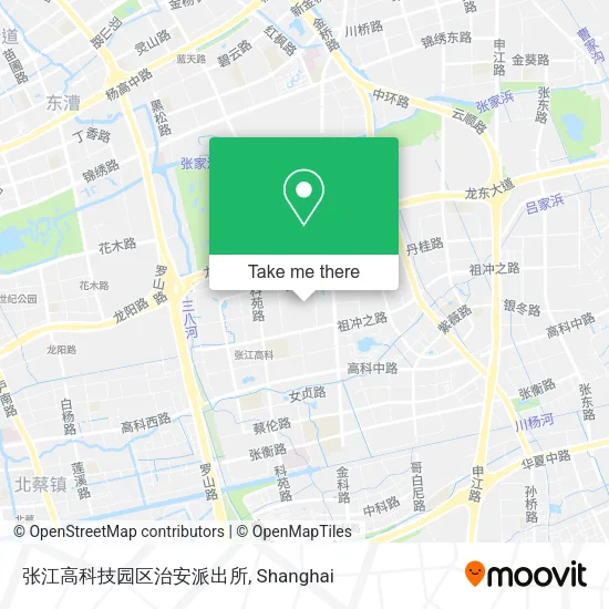张江高科技园区治安派出所 map
