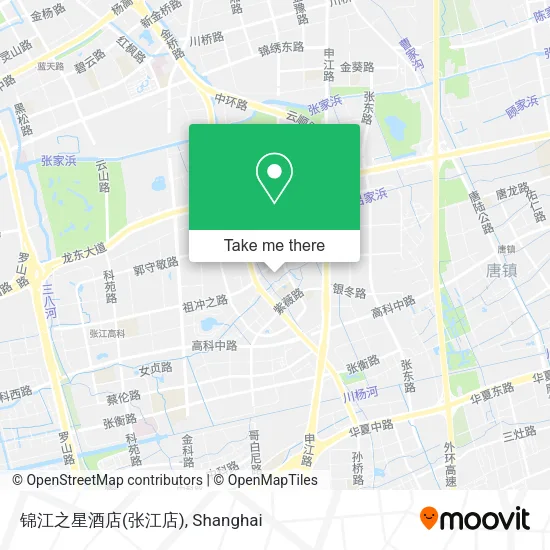 锦江之星酒店(张江店) map