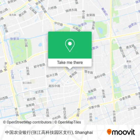 中国农业银行(张江高科技园区支行) map