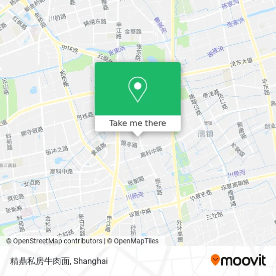 精鼎私房牛肉面 map